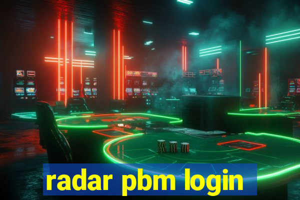 radar pbm login